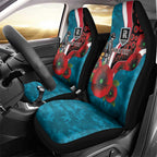 Port Power ANZAC Personalised Car Seat Cover Lest We Forget Poppy Camo