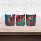 Port Power ANZAC Personalised Ceramic Mug Lest We Forget Poppy Camo