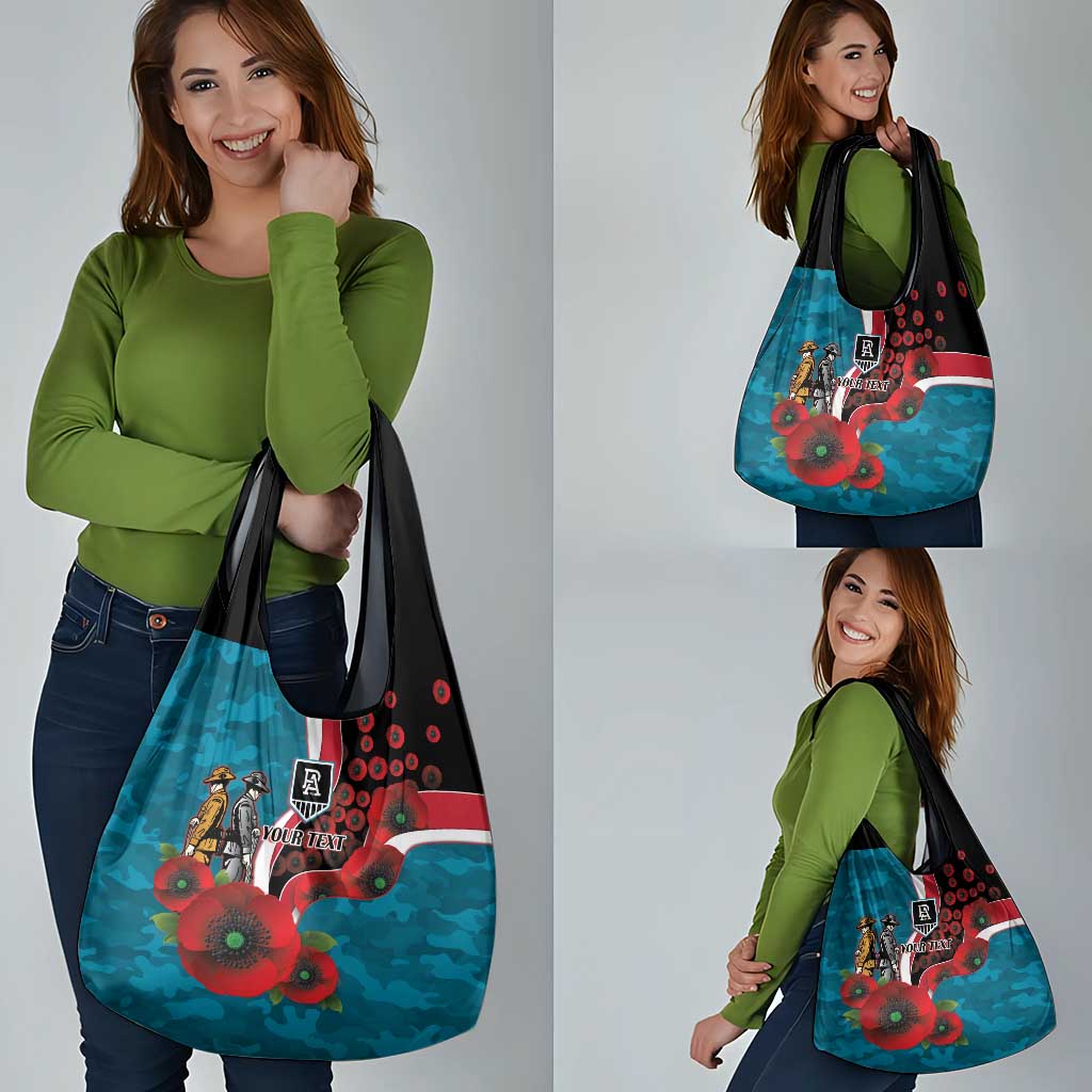 Port Power ANZAC Personalised Grocery Bag Lest We Forget Poppy Camo