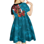 Port Power ANZAC Personalised Kid Short Sleeve Dress Lest We Forget Poppy Camo