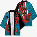 Port Power ANZAC Personalised Kimono Lest We Forget Poppy Camo