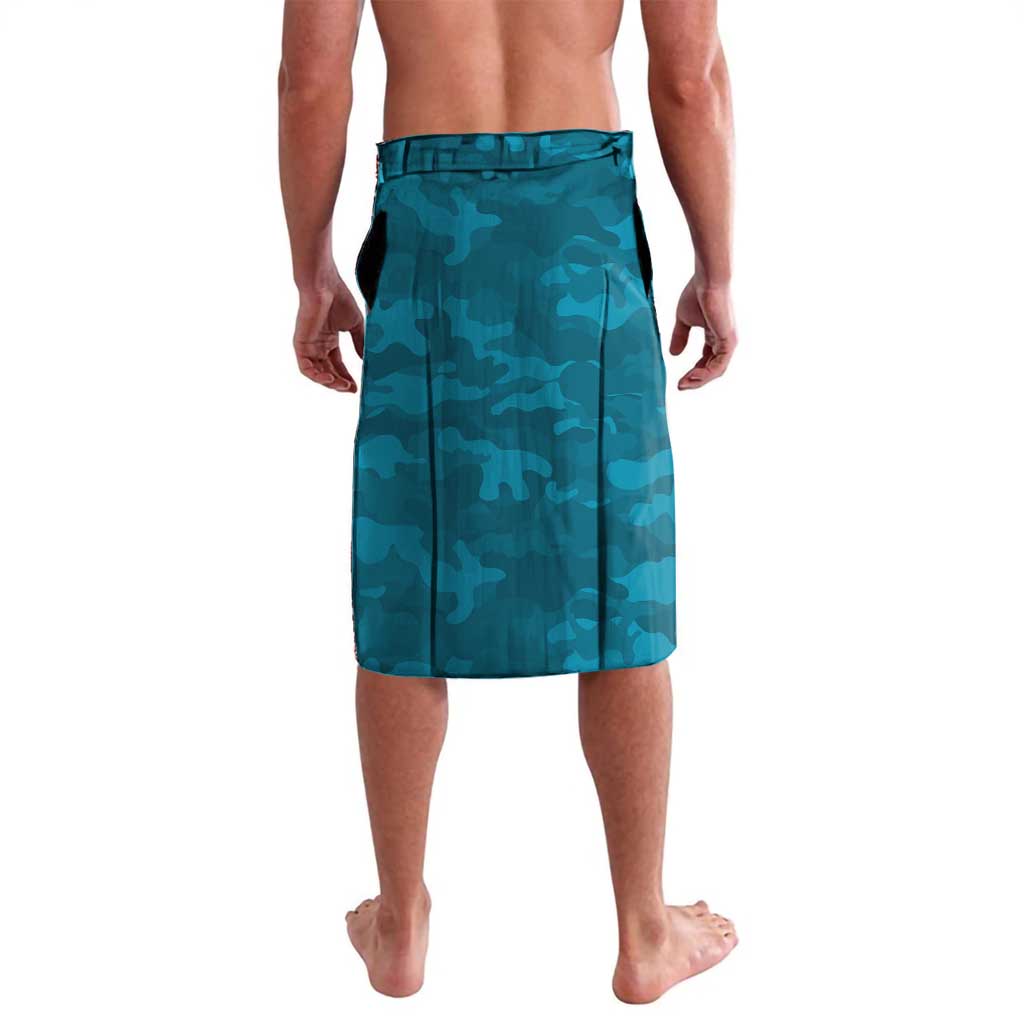 Port Power ANZAC Personalised Lavalava Lest We Forget Poppy Camo