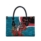 Port Power ANZAC Personalised Leather Bag Lest We Forget Poppy Camo