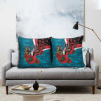 Port Power ANZAC Personalised Pillow Cover Lest We Forget Poppy Camo