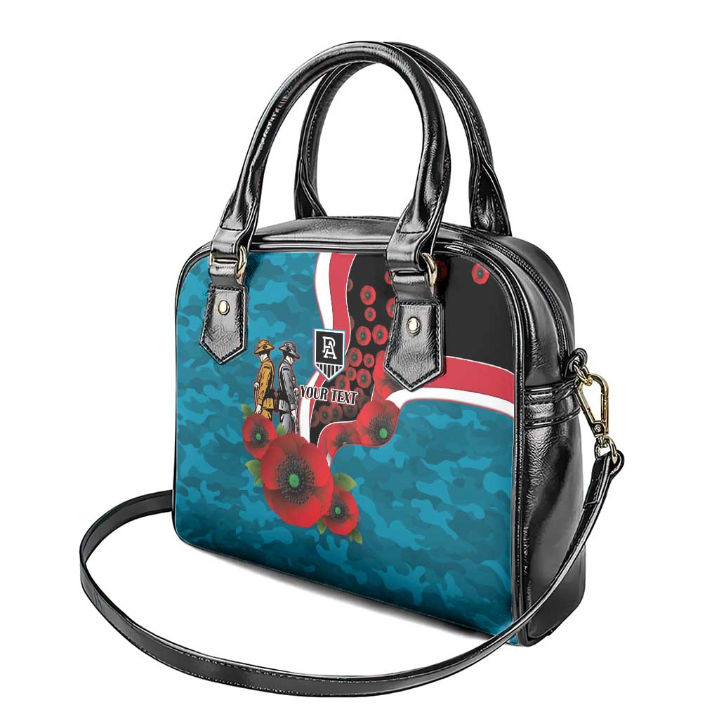 Port Power ANZAC Personalised Shoulder Handbag Lest We Forget Poppy Camo
