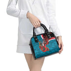Port Power ANZAC Personalised Shoulder Handbag Lest We Forget Poppy Camo