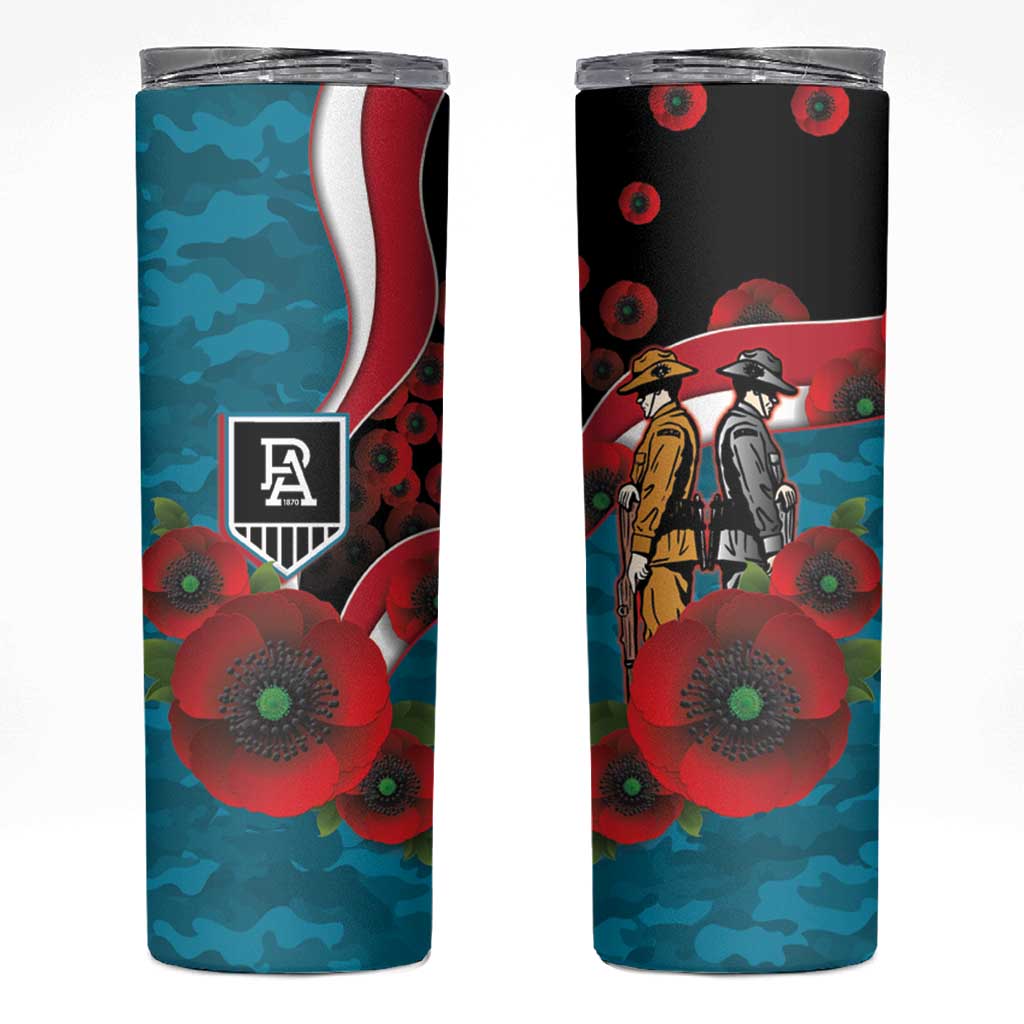 Port Power ANZAC Personalised Skinny Tumbler Lest We Forget Poppy Camo