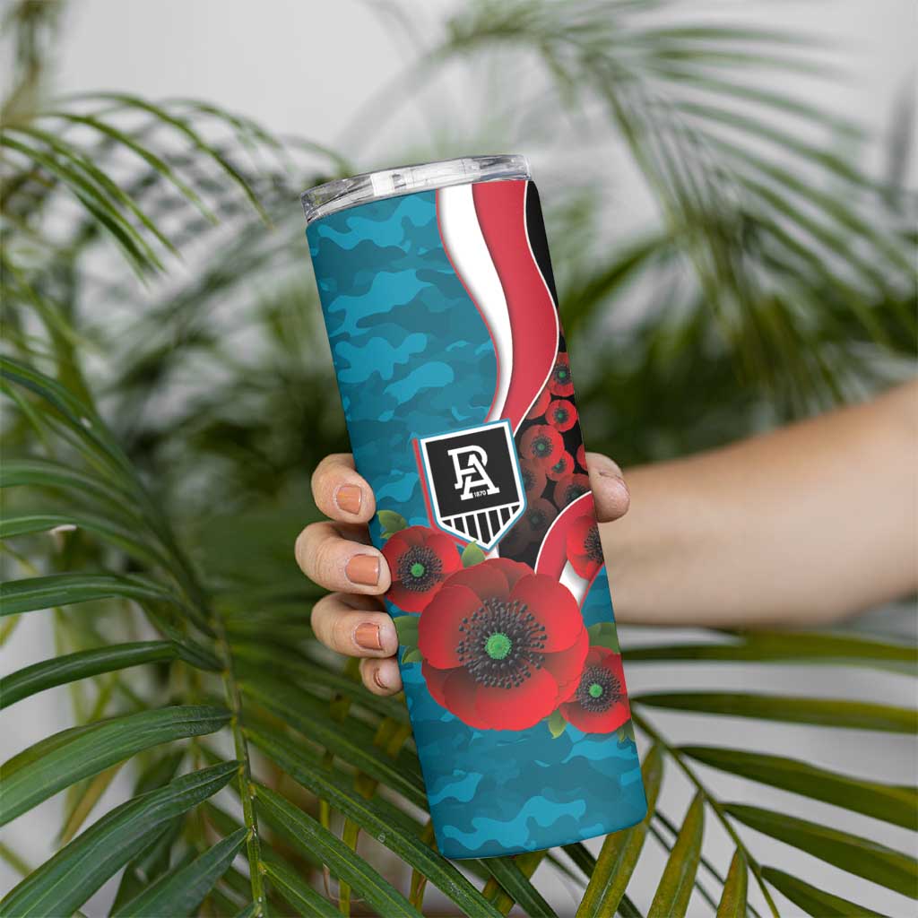 Port Power ANZAC Personalised Skinny Tumbler Lest We Forget Poppy Camo