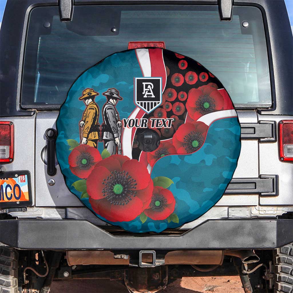 Port Power ANZAC Personalised Spare Tire Cover Lest We Forget Poppy Camo