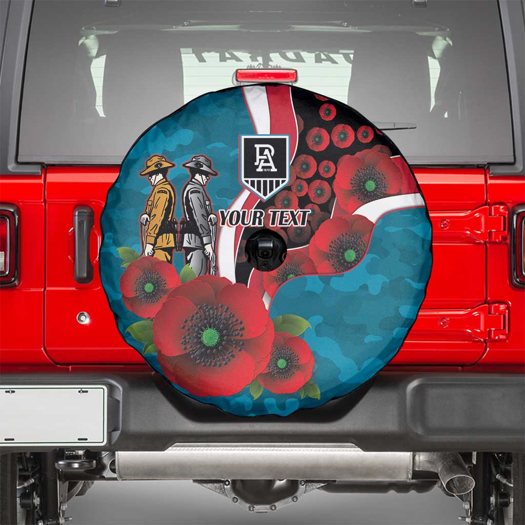 Port Power ANZAC Personalised Spare Tire Cover Lest We Forget Poppy Camo