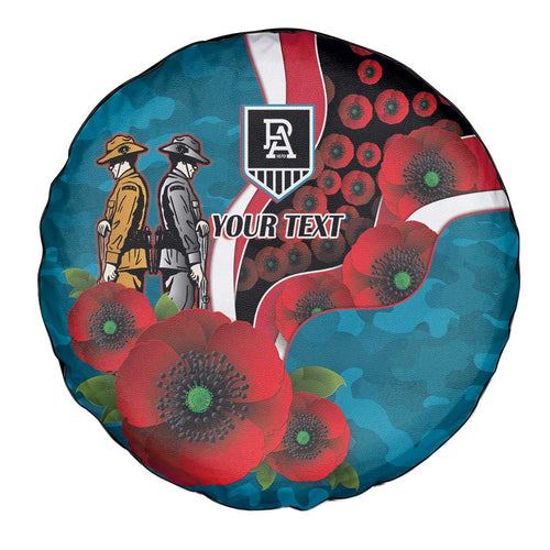Port Power ANZAC Personalised Spare Tire Cover Lest We Forget Poppy Camo