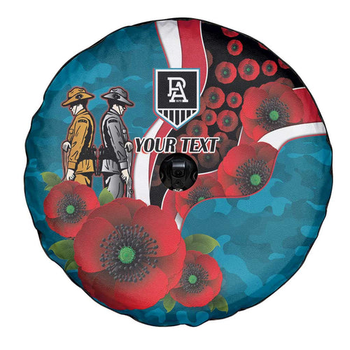 Port Power ANZAC Personalised Spare Tire Cover Lest We Forget Poppy Camo