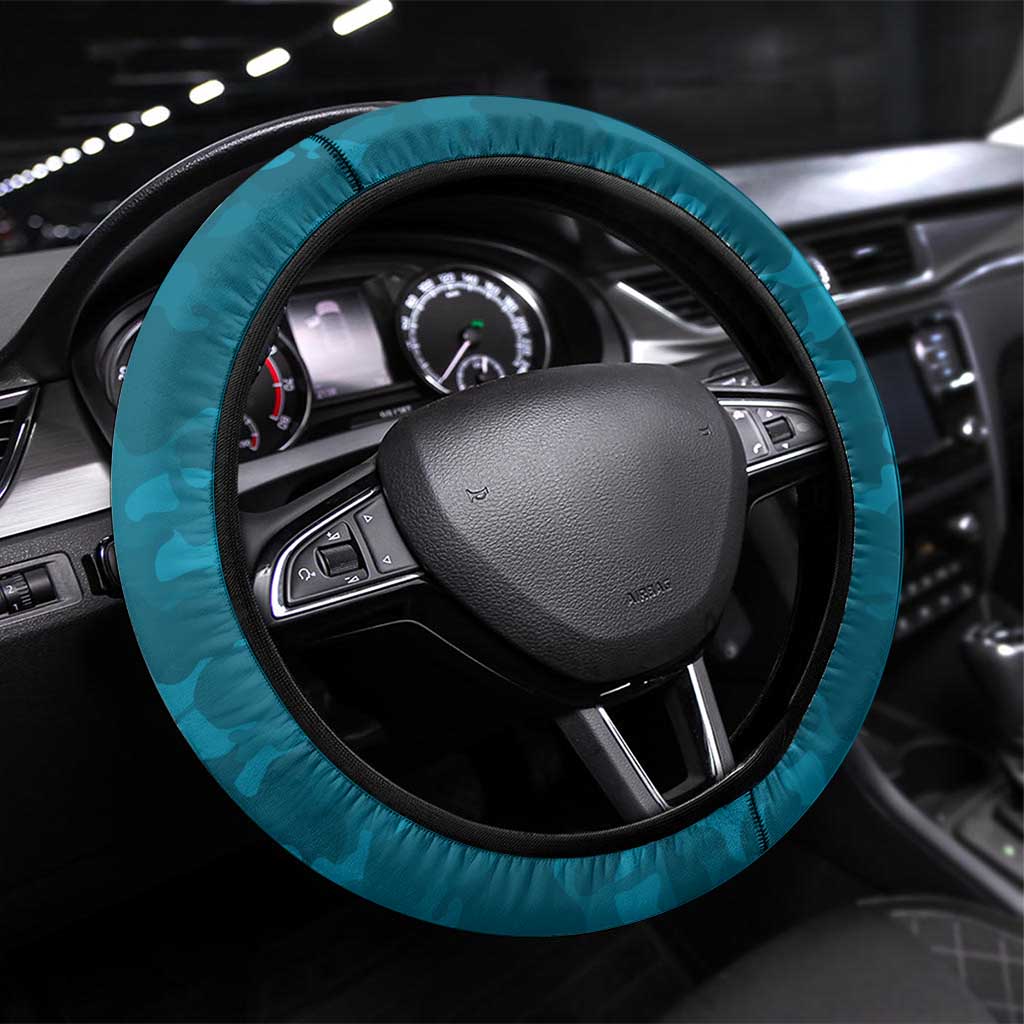 Port Power ANZAC Steering Wheel Cover Lest We Forget Poppy Camo
