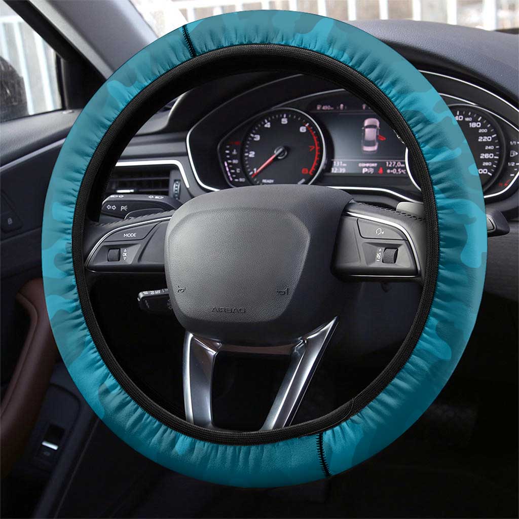 Port Power ANZAC Steering Wheel Cover Lest We Forget Poppy Camo