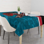 Port Power ANZAC Personalised Tablecloth Lest We Forget Poppy Camo