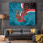Port Power ANZAC Personalised Tapestry Lest We Forget Poppy Camo
