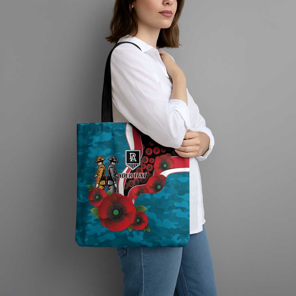 Port Power ANZAC Personalised Tote Bag Lest We Forget Poppy Camo