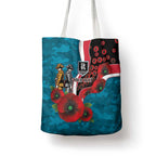 Port Power ANZAC Personalised Tote Bag Lest We Forget Poppy Camo
