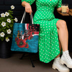 Port Power ANZAC Personalised Tote Bag Lest We Forget Poppy Camo