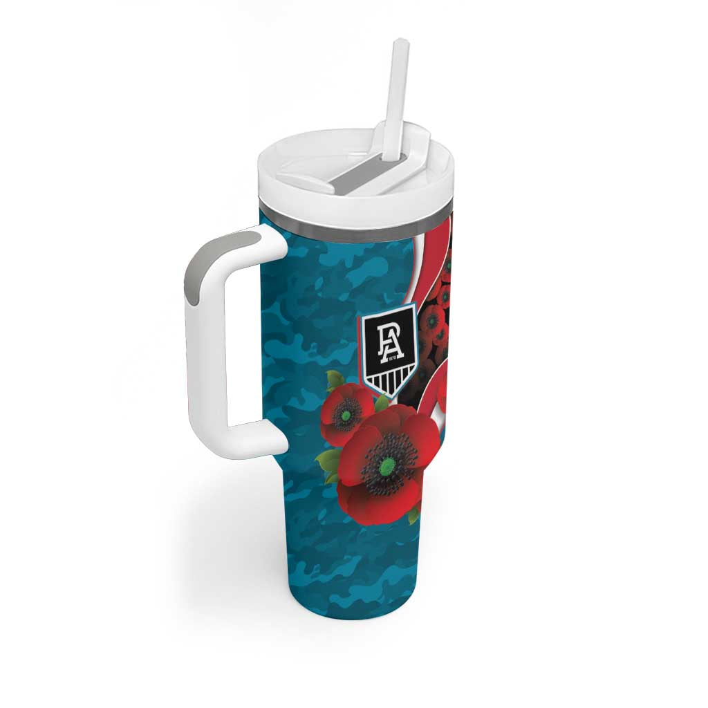 Port Power ANZAC Personalised Tumbler With Handle Lest We Forget Poppy Camo