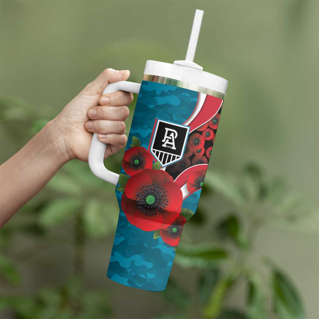 Port Power ANZAC Personalised Tumbler With Handle Lest We Forget Poppy Camo