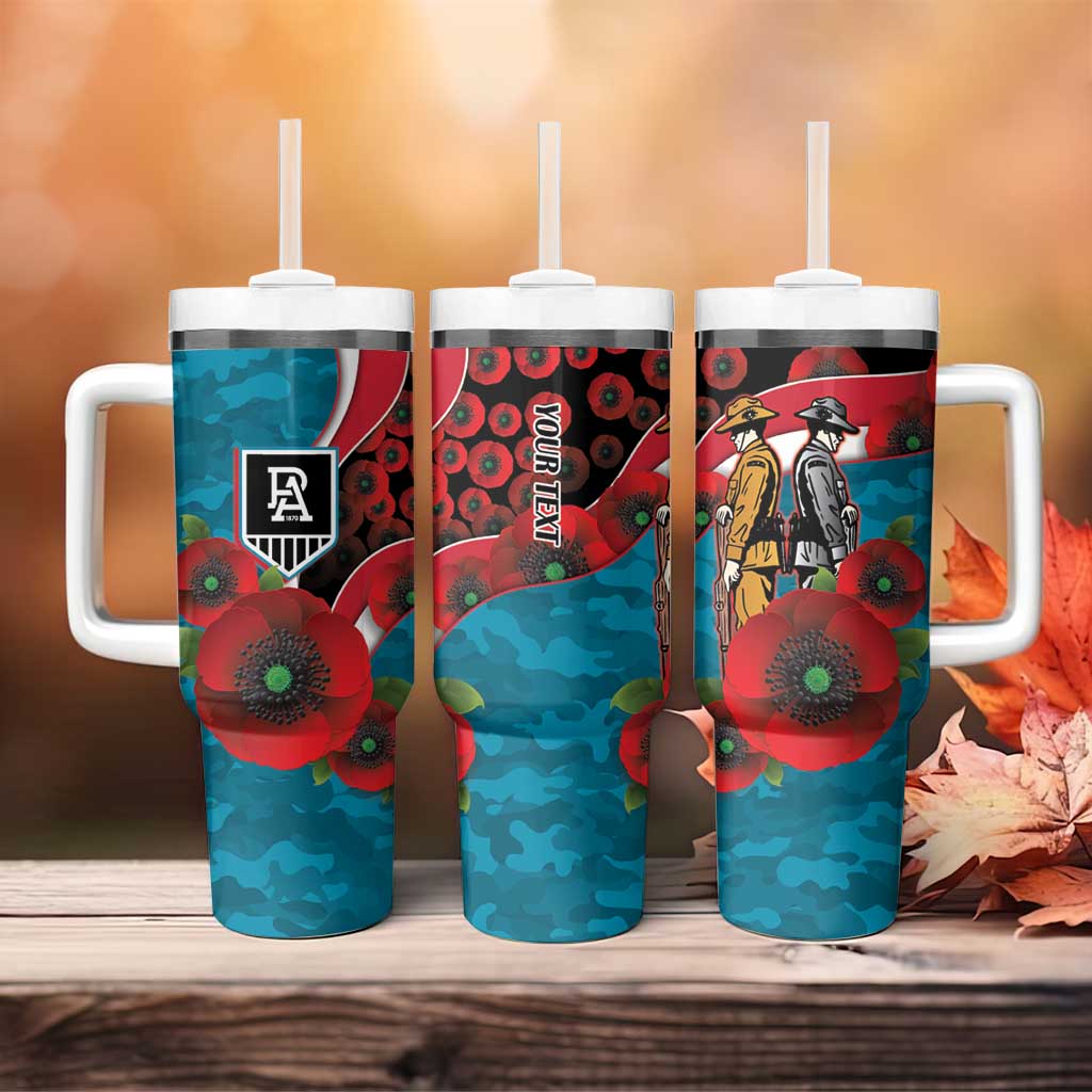 Port Power ANZAC Personalised Tumbler With Handle Lest We Forget Poppy Camo