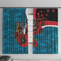 Port Power ANZAC Personalised Window Curtain Lest We Forget Poppy Camo