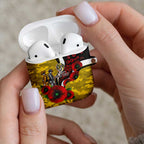 Richmond Tigers ANZAC Personalised AirPods Case Lest We Forget Poppy Camo