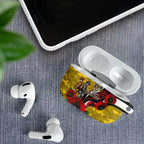 Richmond Tigers ANZAC Personalised AirPods Case Lest We Forget Poppy Camo