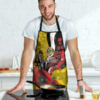 Richmond Tigers ANZAC Personalised Apron Lest We Forget Poppy Camo