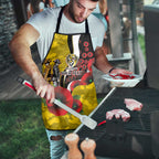 Richmond Tigers ANZAC Personalised Apron Lest We Forget Poppy Camo