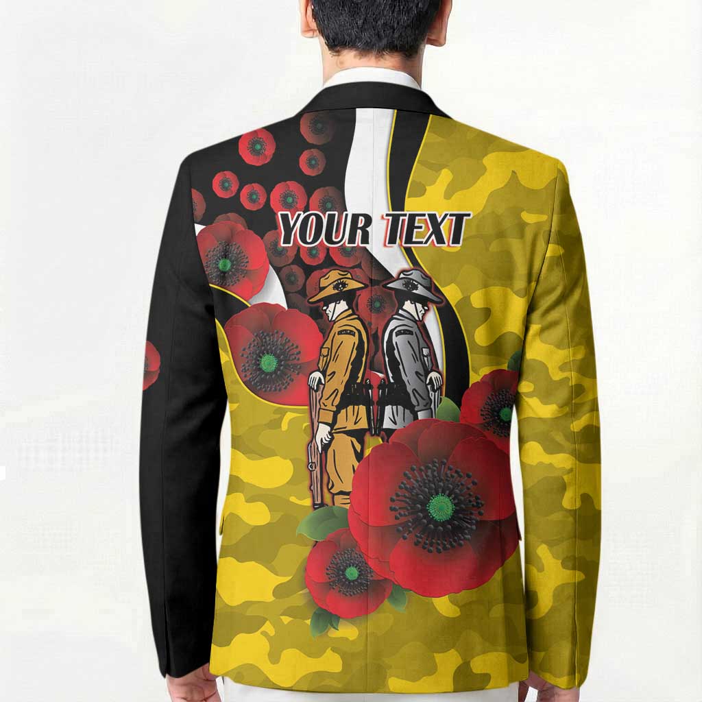 Richmond Tigers ANZAC Personalised Blazer Lest We Forget Poppy Camo