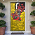 Richmond Tigers ANZAC Personalised Door Cover Lest We Forget Poppy Camo
