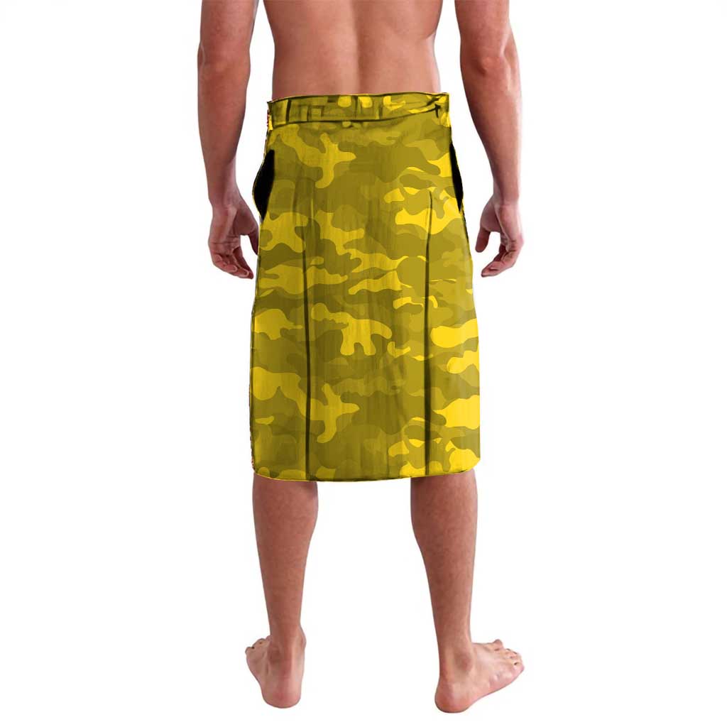 Richmond Tigers ANZAC Personalised Lavalava Lest We Forget Poppy Camo