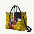 Richmond Tigers ANZAC Personalised Leather Bag Lest We Forget Poppy Camo