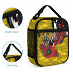 Richmond Tigers ANZAC Personalised Lunch Bag Lest We Forget Poppy Camo