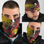 Richmond Tigers ANZAC Personalised Neck Gaiter Lest We Forget Poppy Camo