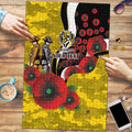 Richmond Tigers ANZAC Personalised Puzzle Lest We Forget Poppy Camo