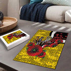 Richmond Tigers ANZAC Personalised Puzzle Lest We Forget Poppy Camo