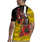 Richmond Tigers ANZAC Personalised Rugby Jersey Lest We Forget Poppy Camo