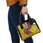 Richmond Tigers ANZAC Personalised Shoulder Handbag Lest We Forget Poppy Camo