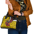 Richmond Tigers ANZAC Personalised Shoulder Handbag Lest We Forget Poppy Camo