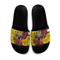 Richmond Tigers ANZAC Personalised Slide Sandals Lest We Forget Poppy Camo