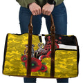 Richmond Tigers ANZAC Personalised Travel Bag Lest We Forget Poppy Camo