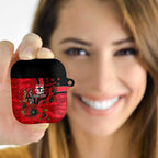 St Saints ANZAC Personalised AirPods Case Lest We Forget Poppy Camo