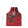 St Saints ANZAC Personalised Apron Lest We Forget Poppy Camo