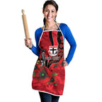 St Saints ANZAC Personalised Apron Lest We Forget Poppy Camo