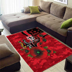 St Saints ANZAC Personalised Area Rug Lest We Forget Poppy Camo