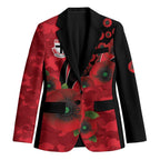 St Saints ANZAC Personalised Blazer Lest We Forget Poppy Camo