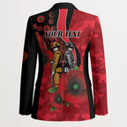 St Saints ANZAC Personalised Blazer Lest We Forget Poppy Camo